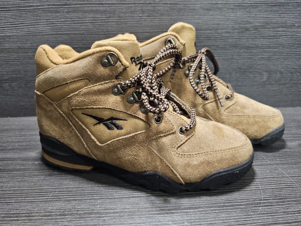 VTG Reebok Hiking Boots Womens Size 7.5 Brown Black RA402 PRI 26-22760 Gorpcore